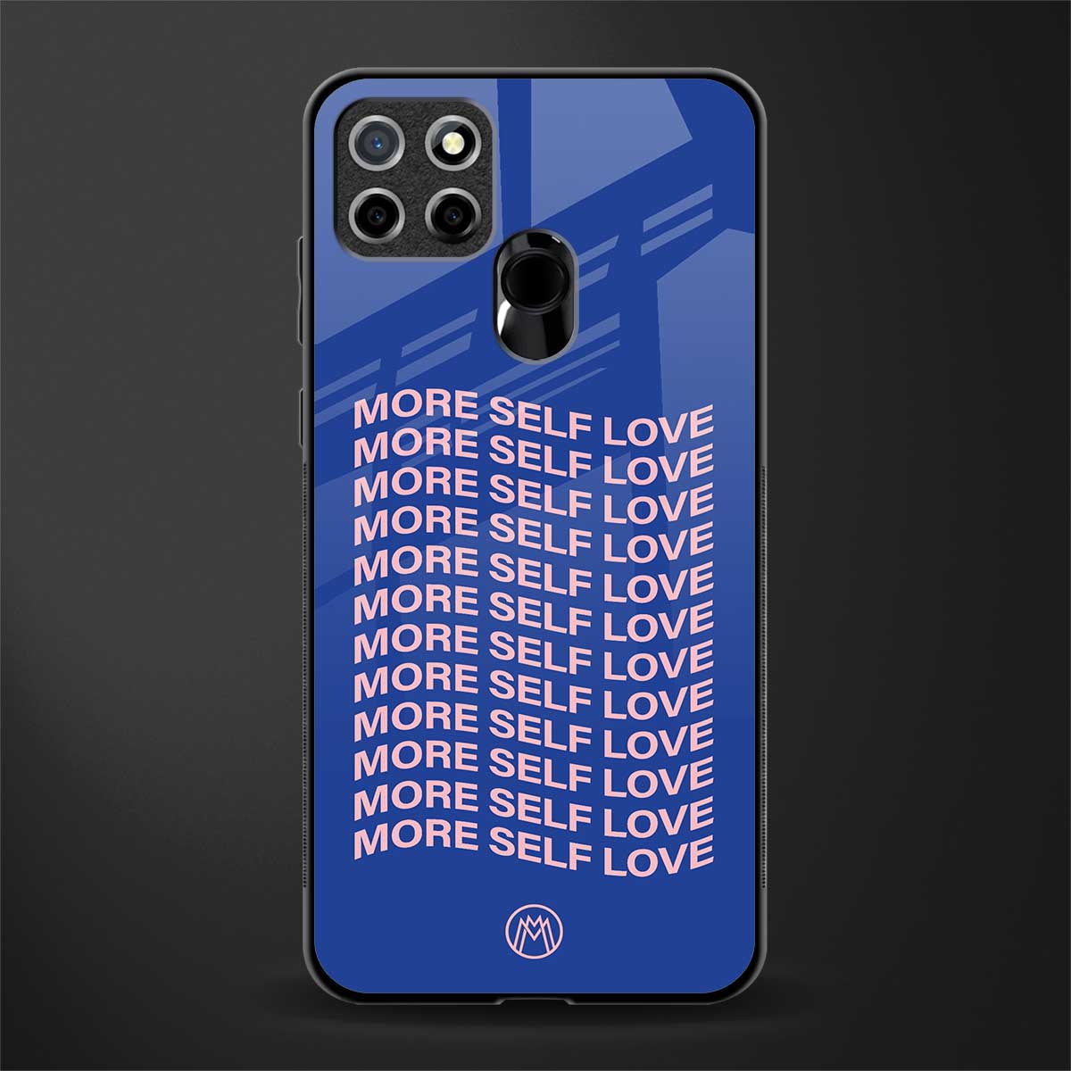 more self love glass case for realme narzo 20 image