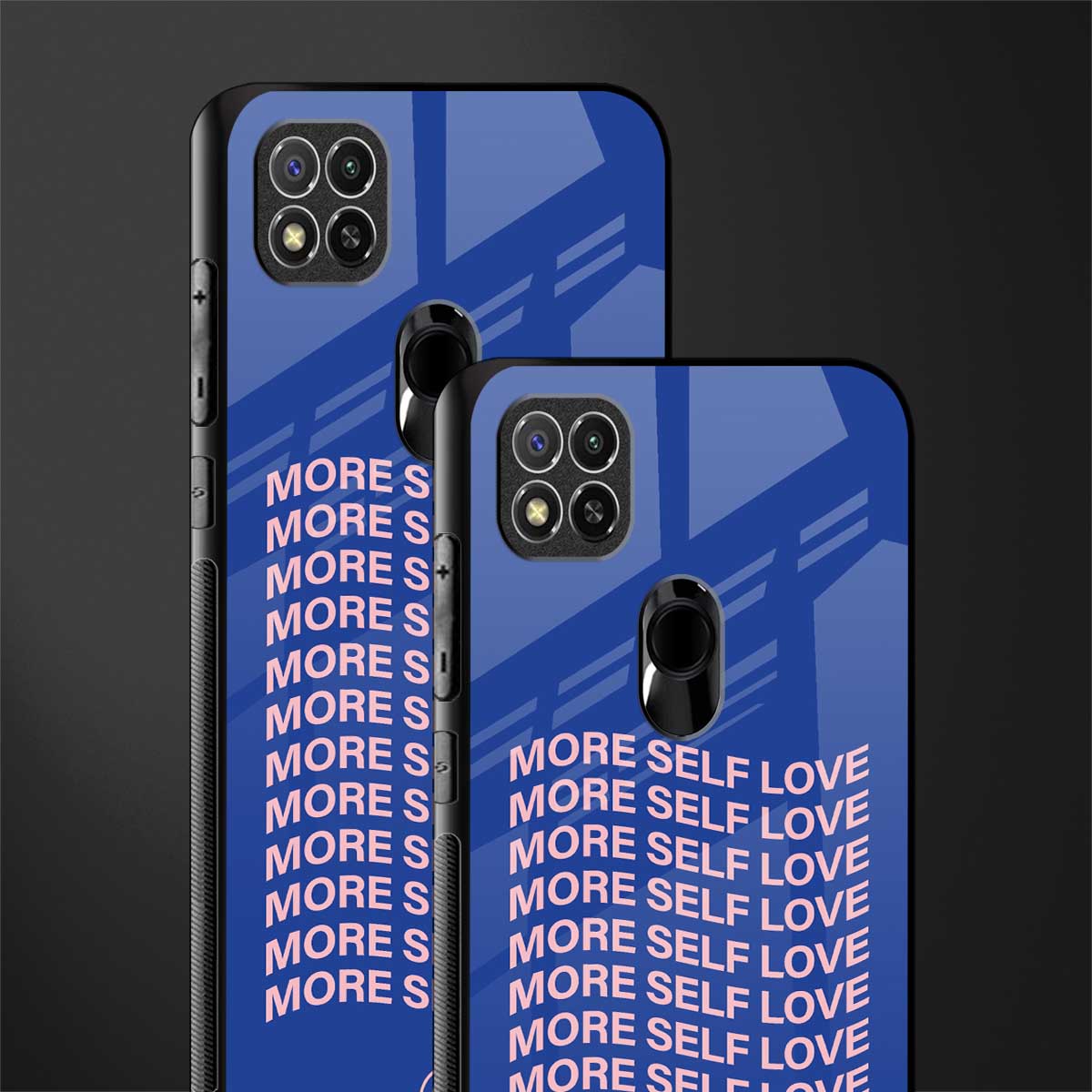 more self love glass case for redmi 9c image-2