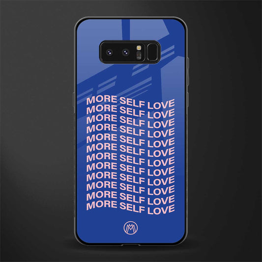 more self love glass case for samsung galaxy note 8 image