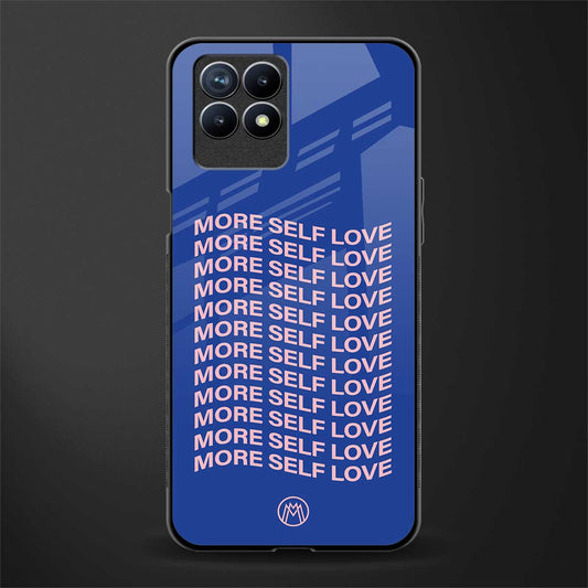 more self love glass case for realme 8i image