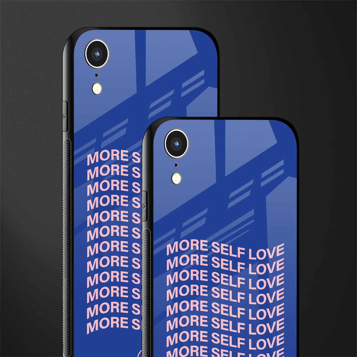 more self love glass case for iphone xr image-2
