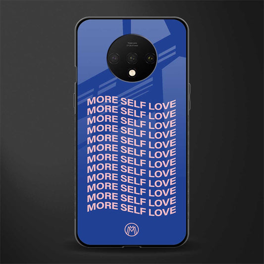 more self love glass case for oneplus 7t image