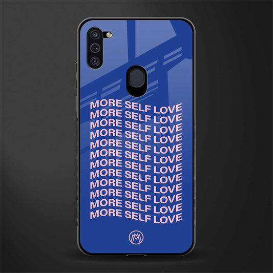 more self love glass case for samsung a11 image