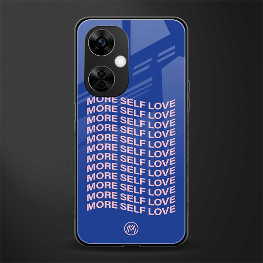 more self love back phone cover | glass case for oneplus nord ce 3 lite
