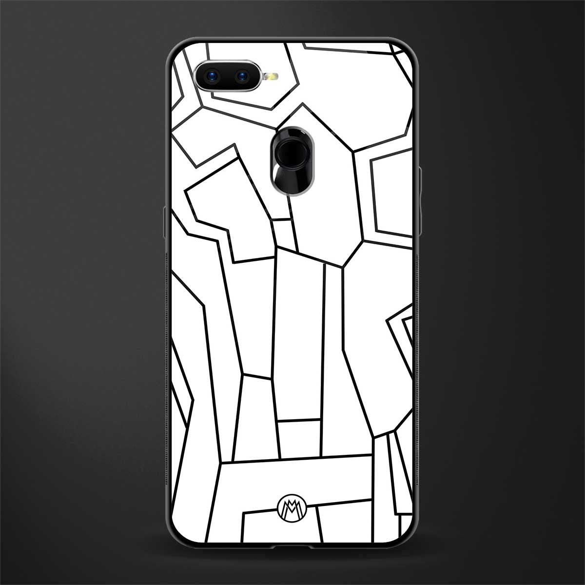 Mosaic Glass Case for oppo a7 image