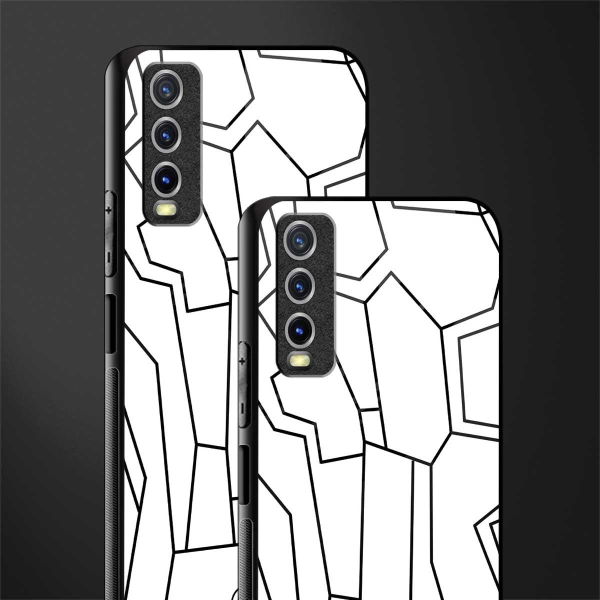 Mosaic Glass Case for vivo y12s image-2