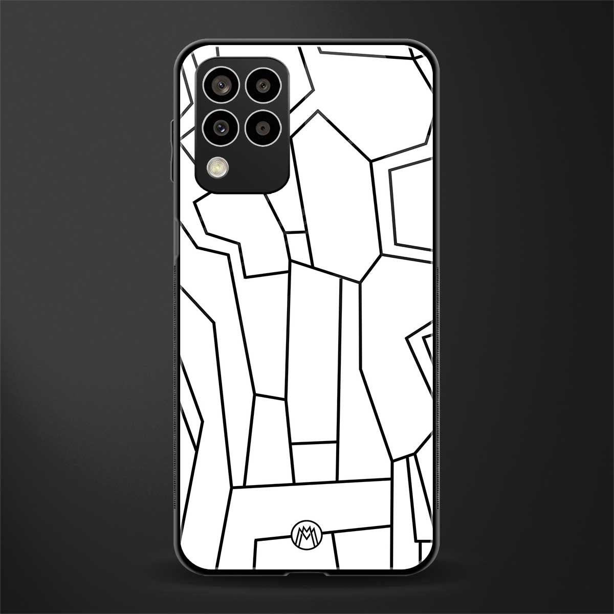 mosaic back phone cover | glass case for samsung galaxy m33 5g