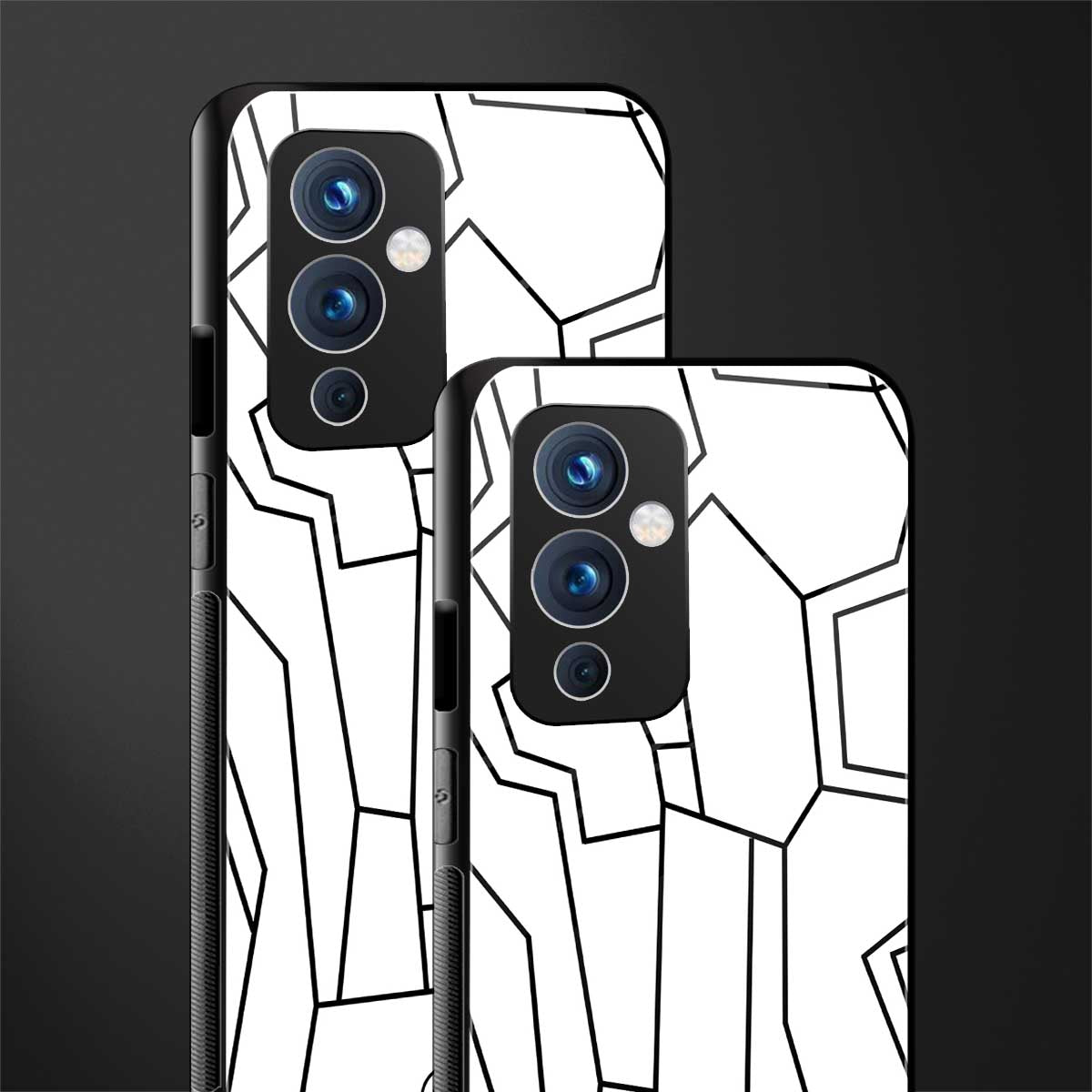 mosaic back phone cover | glass case for oneplus 9