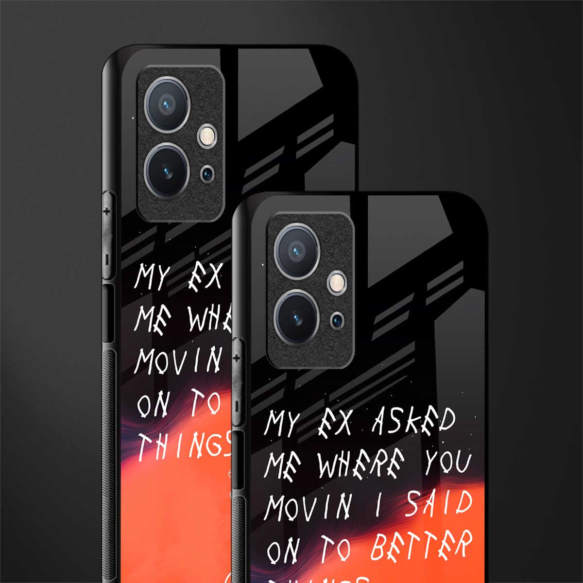 Moving On Glass Case for vivo t1 5g image-2