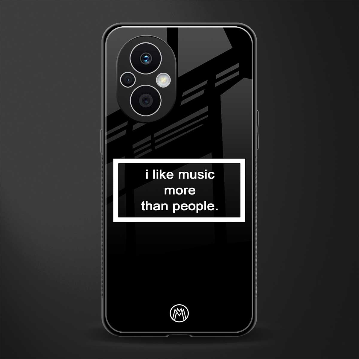 music over people black edition back phone cover | glass case for oppo f21 pro 5g