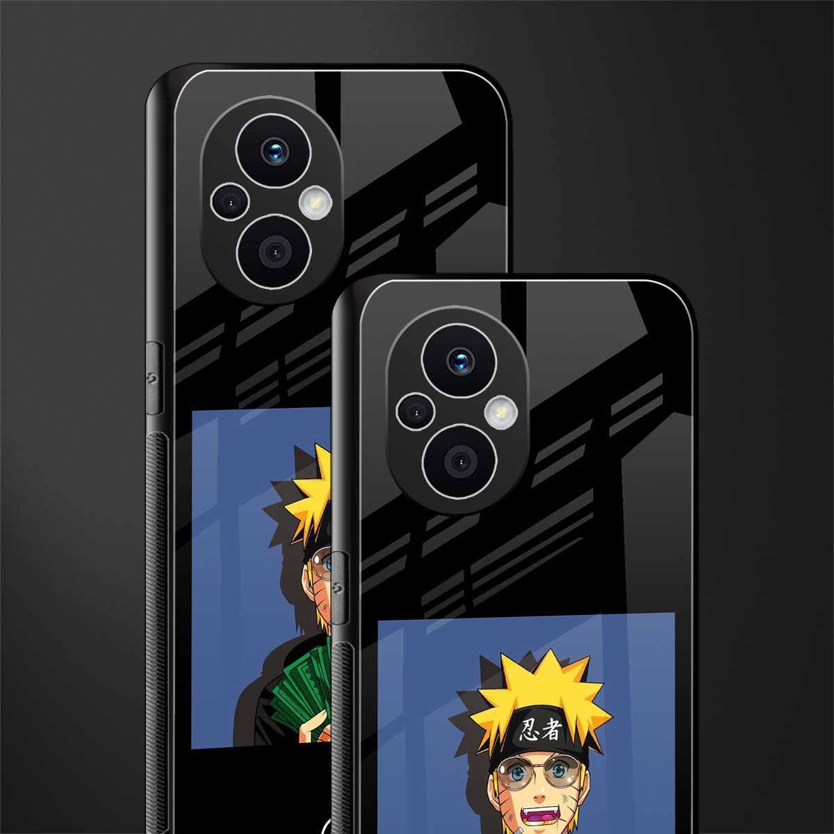 naruto hypebeast back phone cover | glass case for oppo f21 pro 5g
