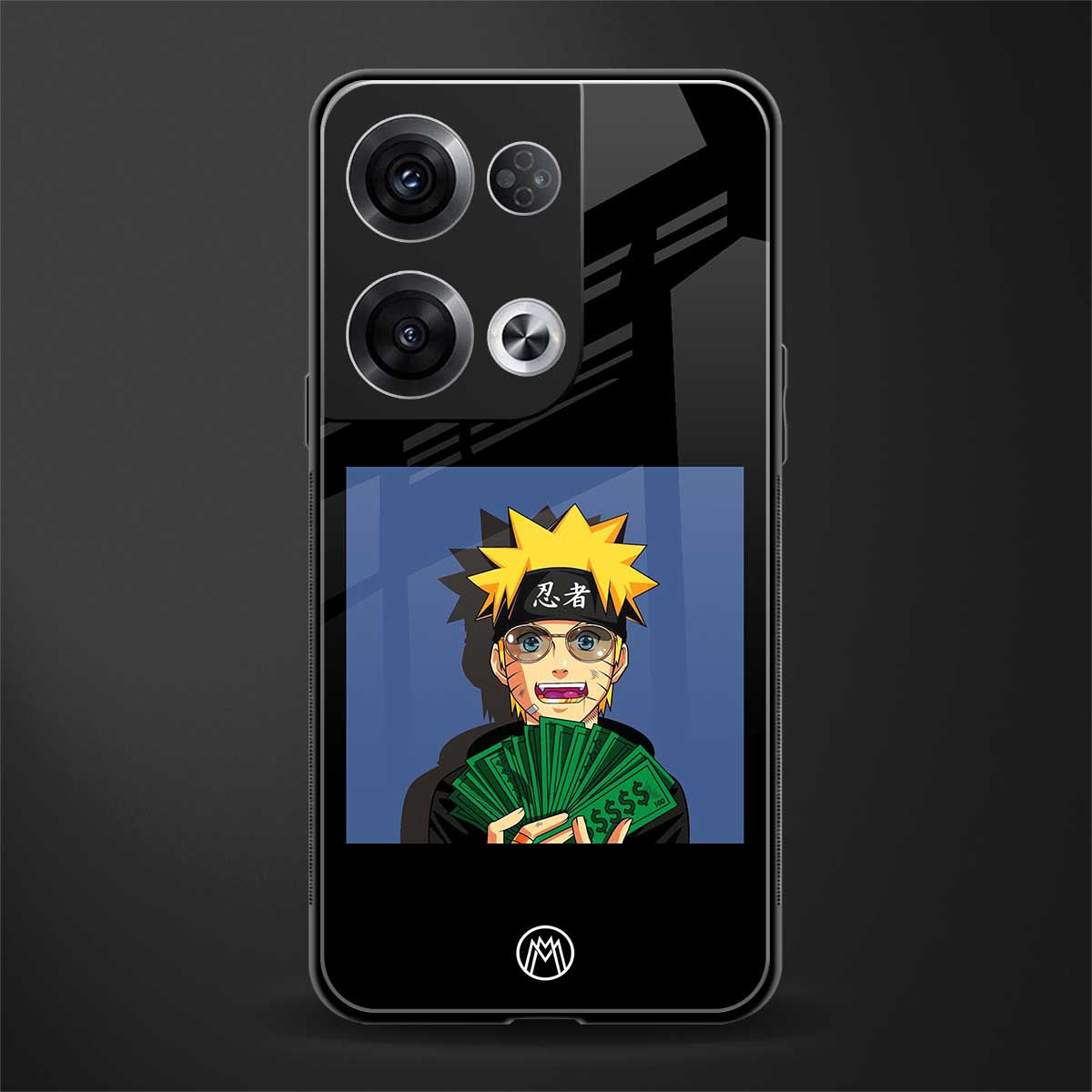naruto hypebeast back phone cover | glass case for oppo reno 8