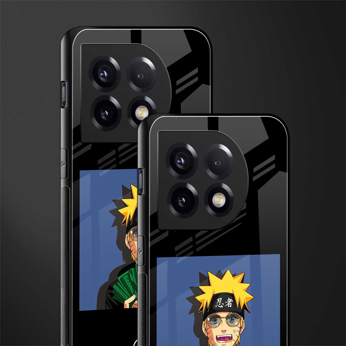 naruto hypebeast back phone cover | glass case for oneplus 11