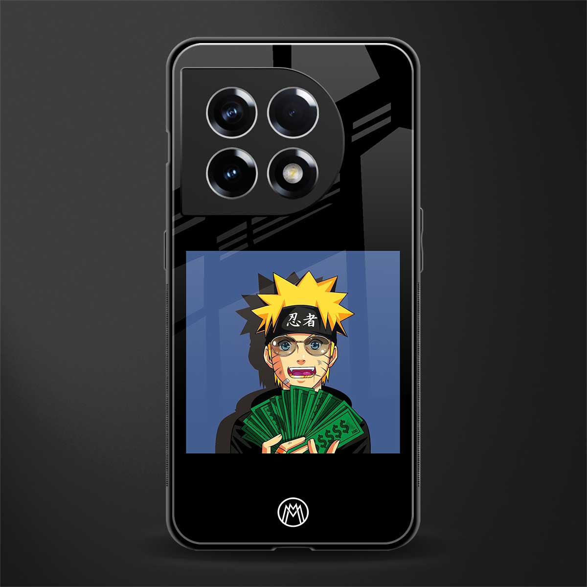 naruto hypebeast back phone cover | glass case for oneplus 11