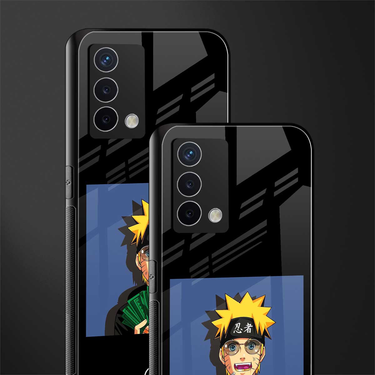 naruto hypebeast back phone cover | glass case for oppo a74 4g