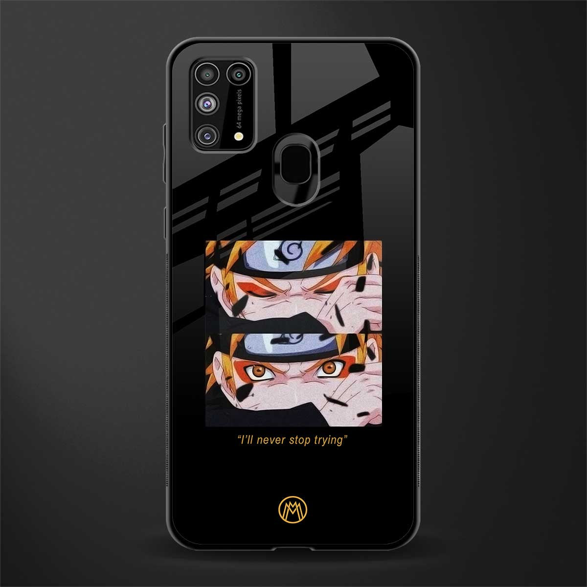 naruto motivation anime glass case for samsung galaxy f41 image