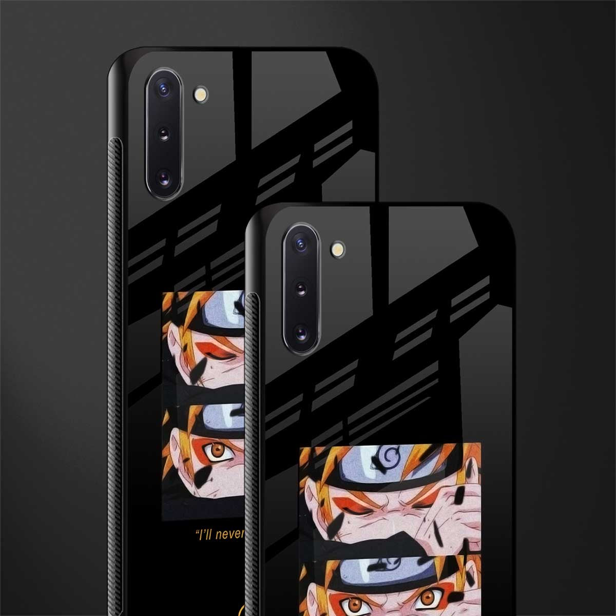 naruto motivation anime glass case for samsung galaxy note 10 image-2