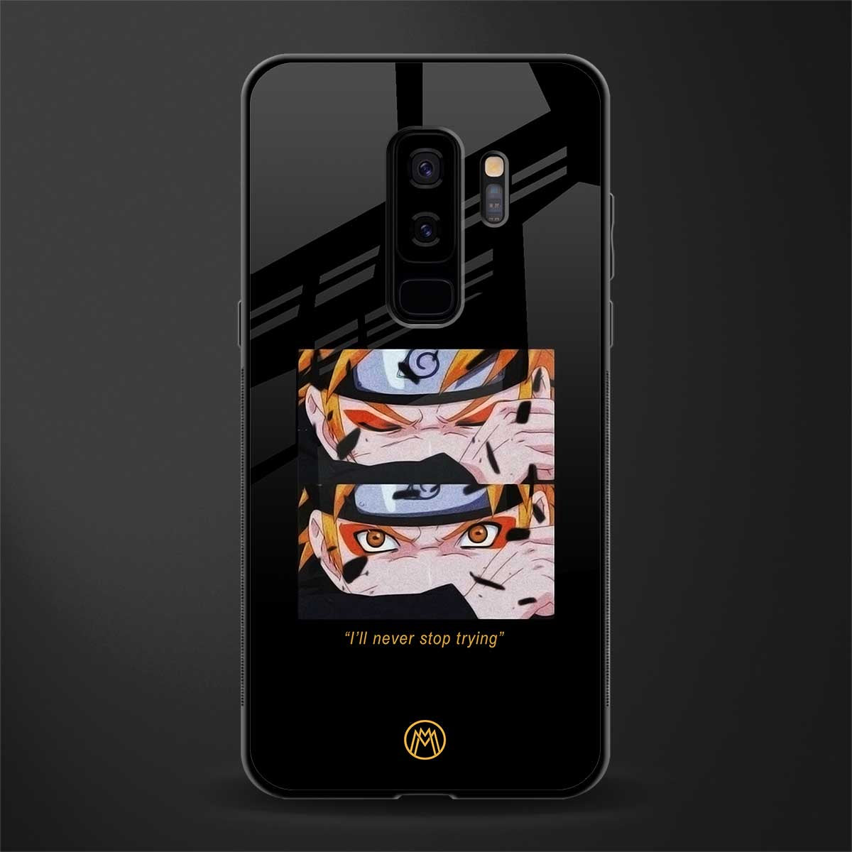 naruto motivation anime glass case for samsung galaxy s9 plus image