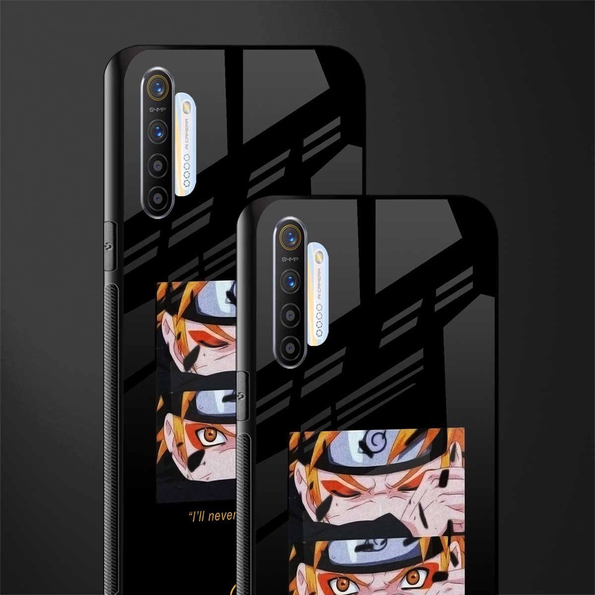 naruto motivation anime glass case for realme x2 image-2