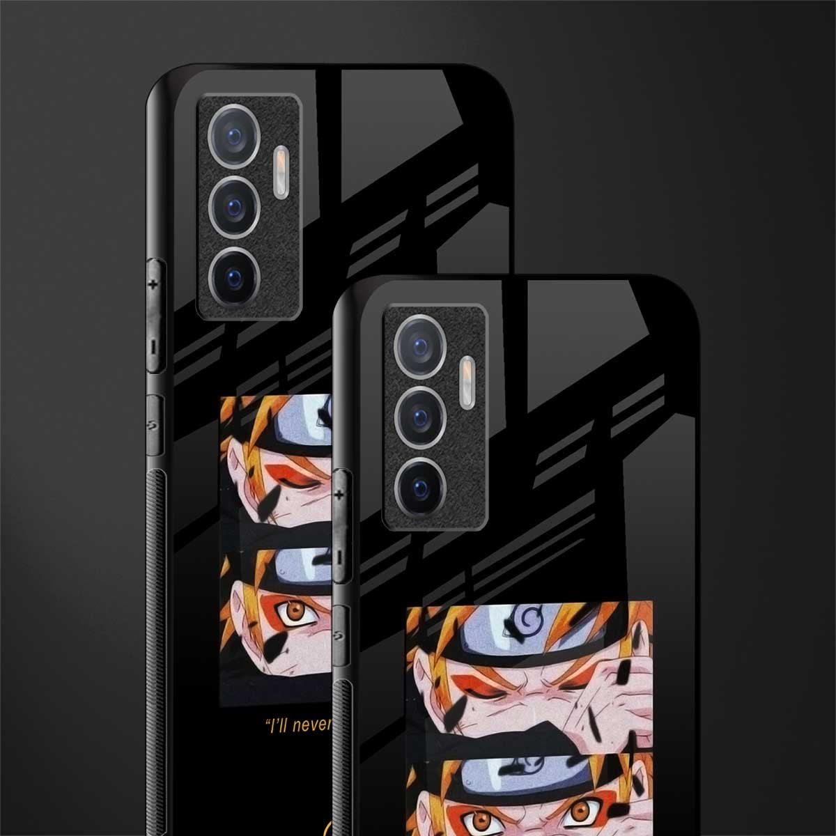 naruto motivation anime glass case for vivo v23e image-2