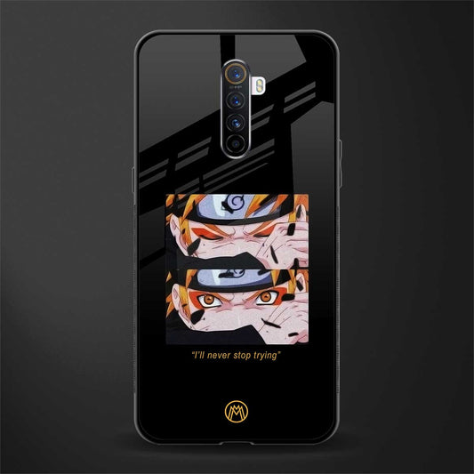 naruto motivation anime glass case for realme x2 pro image