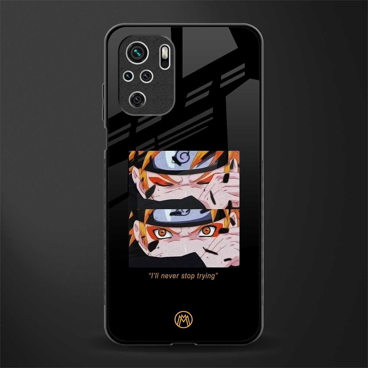 Naruto Motivation Anime Phone Cover for Redmi Note 10S | Glass Case –  Mymerchandize