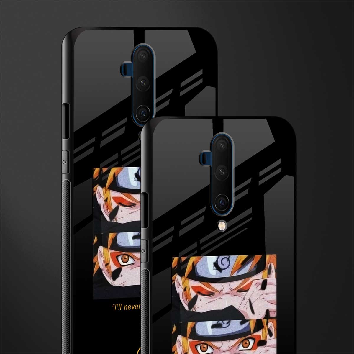 naruto motivation anime glass case for oneplus 7t pro image-2