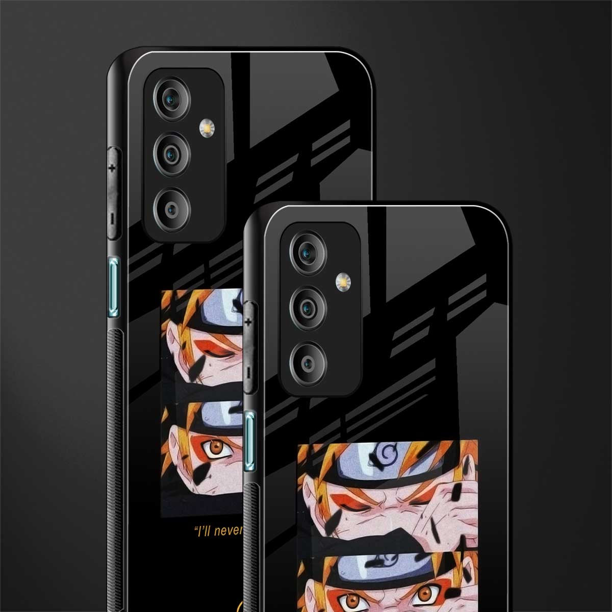 naruto motivation anime back phone cover | glass case for samsung galaxy f23 5g