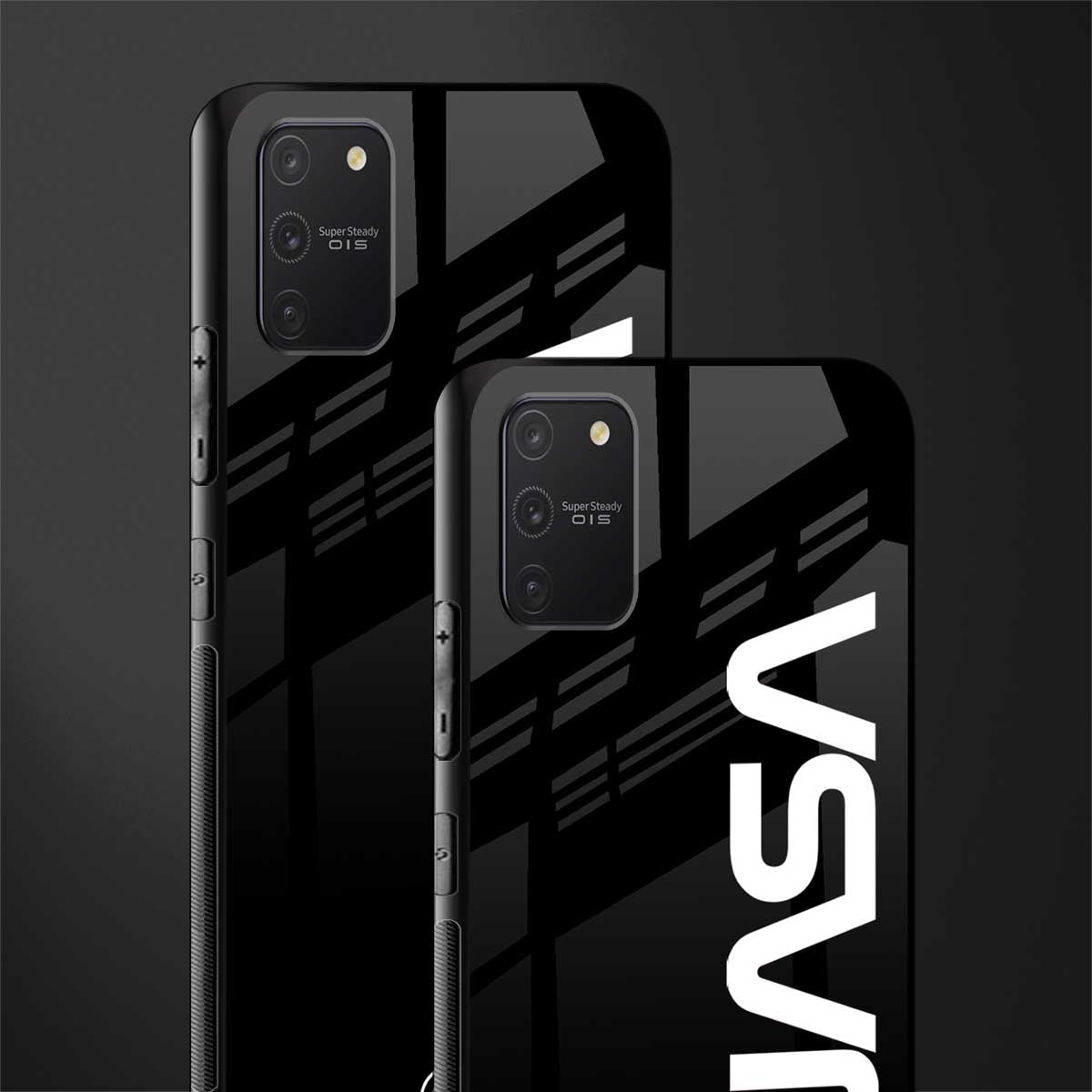 nasa black glass case for samsung galaxy s10 lite image-2