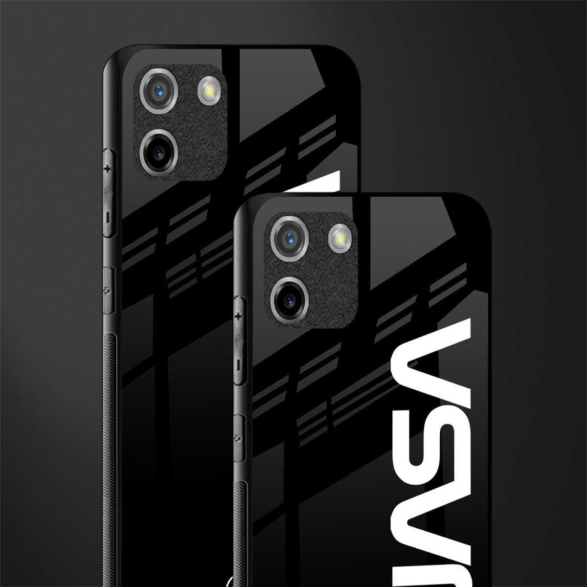 nasa black glass case for realme c11 image-2