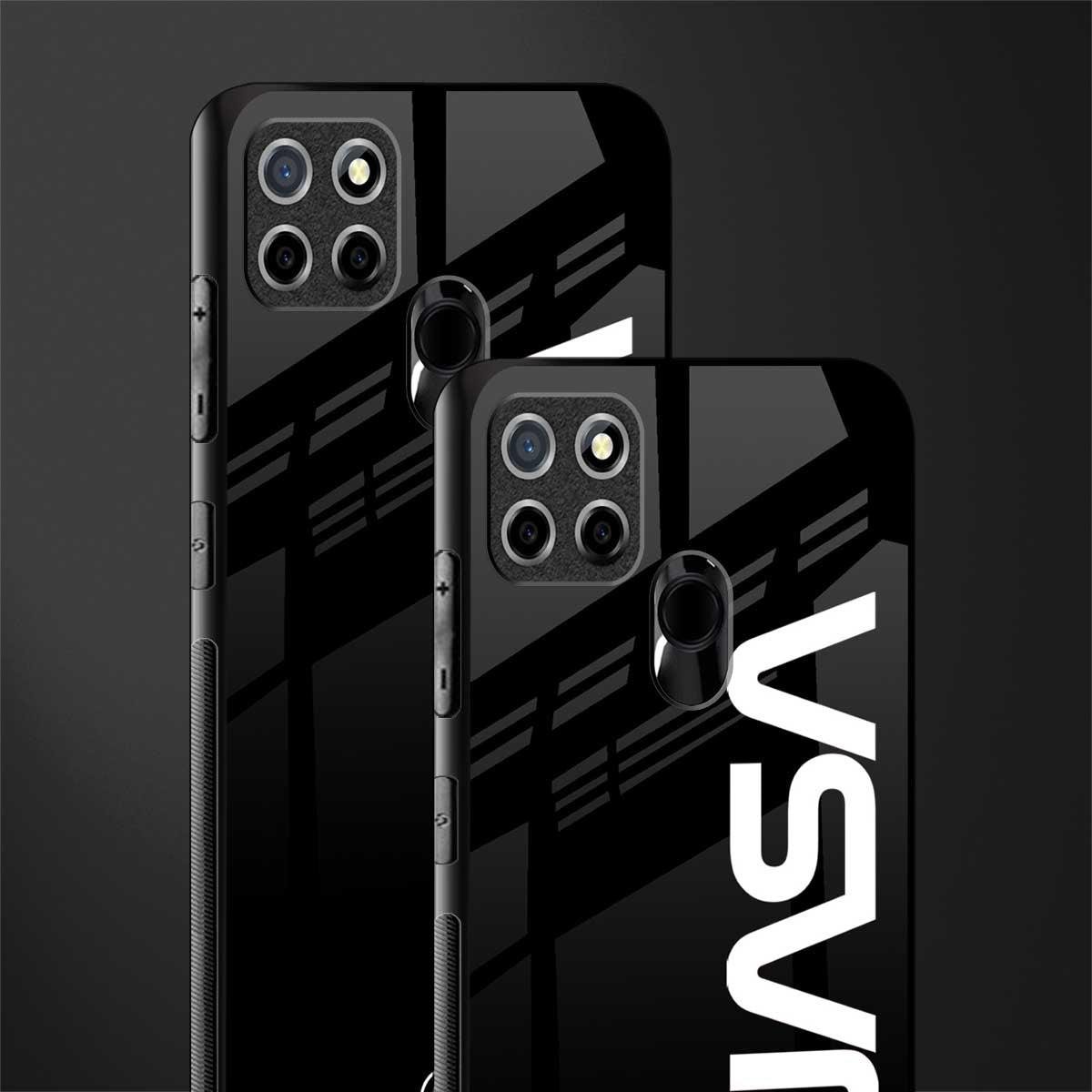 nasa black glass case for realme narzo 20 image-2