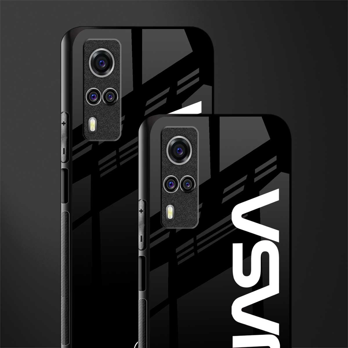 nasa black glass case for vivo y51 image-2
