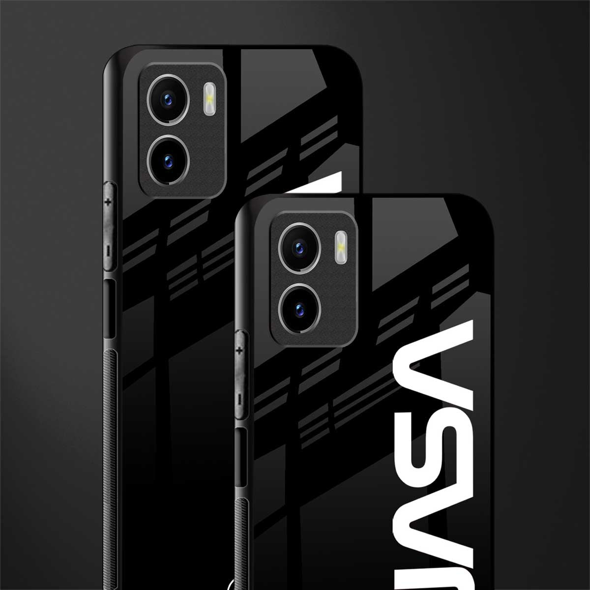 nasa black glass case for vivo y15s image-2