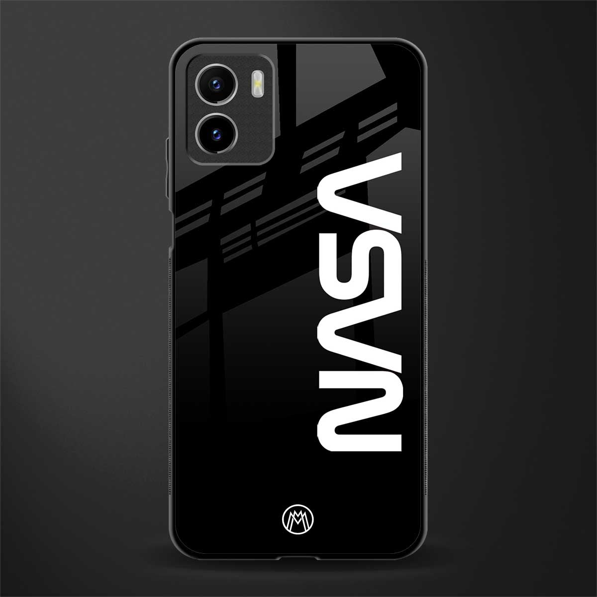 nasa black glass case for vivo y15s image