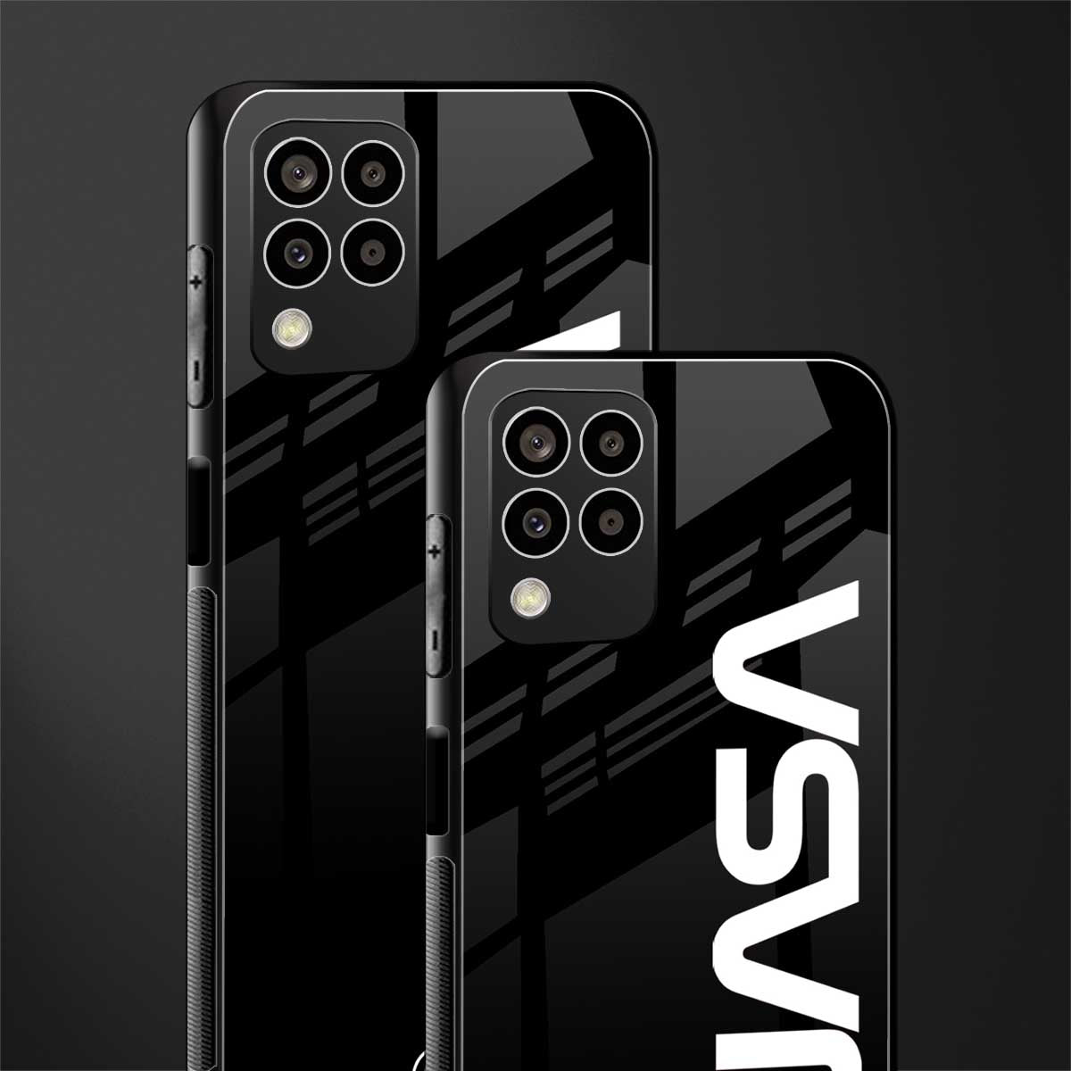 nasa black back phone cover | glass case for samsung galaxy m33 5g