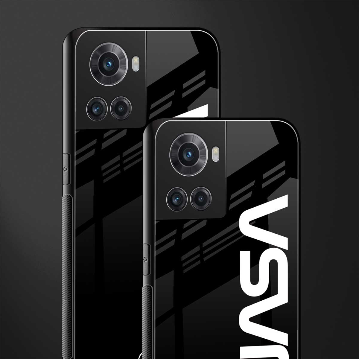nasa black back phone cover | glass case for oneplus 10r 5g