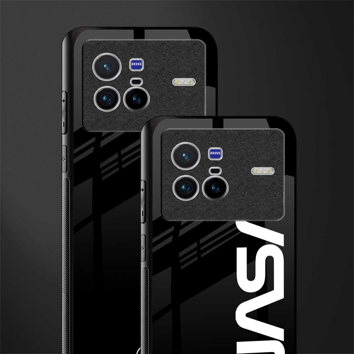 nasa black glass case for vivo x80 image-2