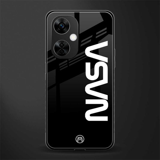 nasa black back phone cover | glass case for oneplus nord ce 3 lite