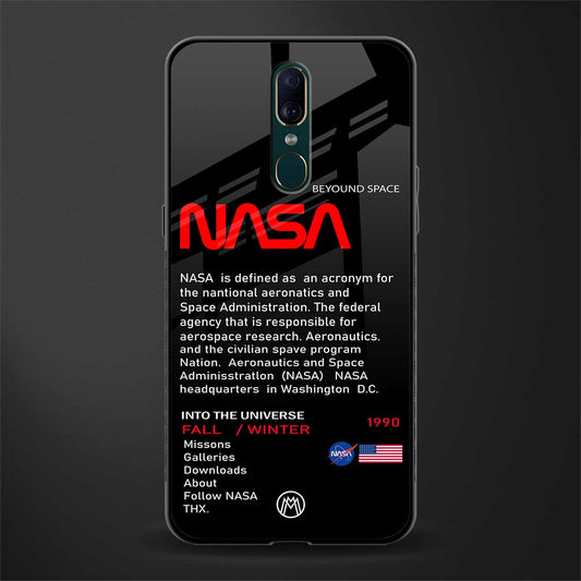nasa project glass case for oppo a9 image