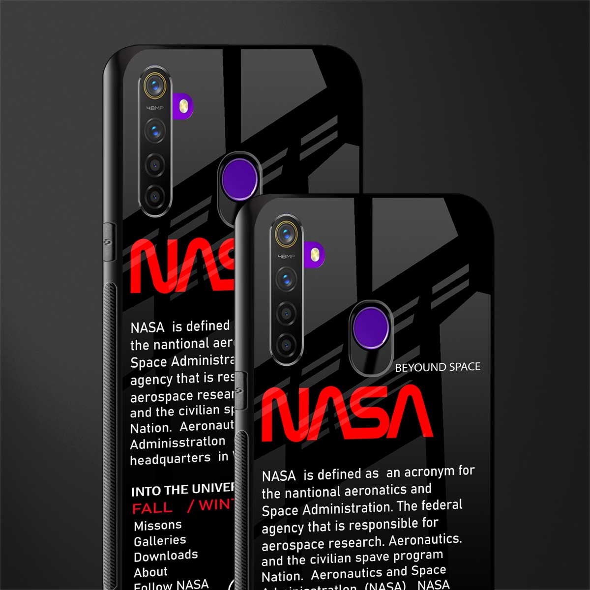 nasa project glass case for realme 5s image-2