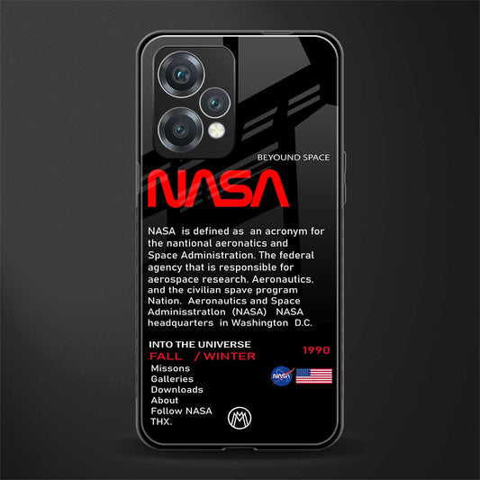 nasa project back phone cover | glass case for realme 9 pro 5g
