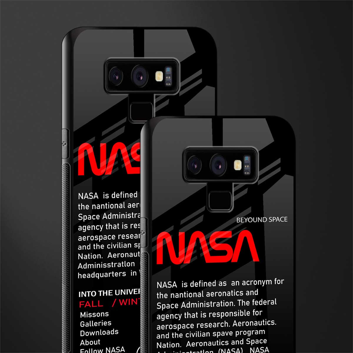 nasa project glass case for samsung galaxy note 9 image-2