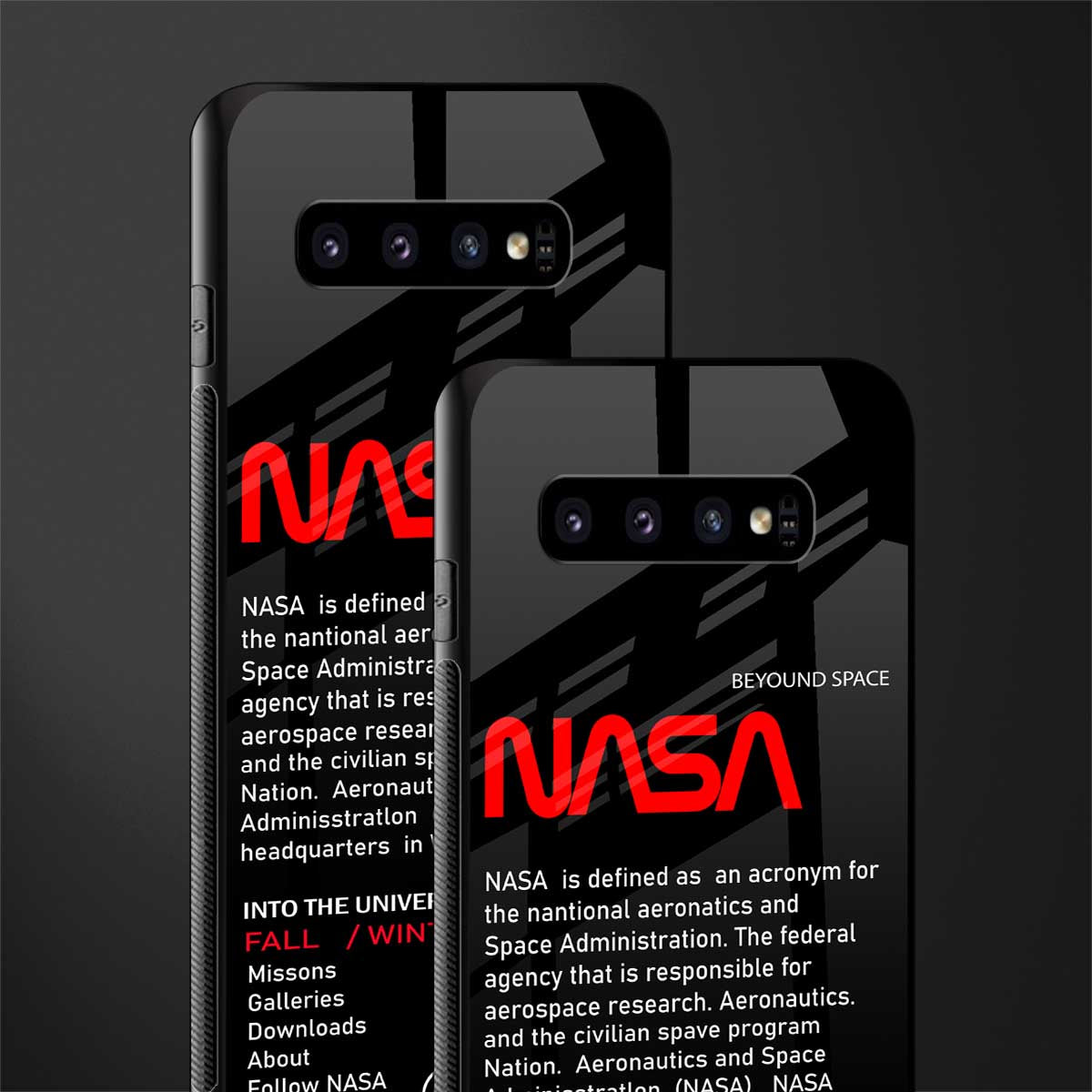 nasa project glass case for samsung galaxy s10 plus image-2