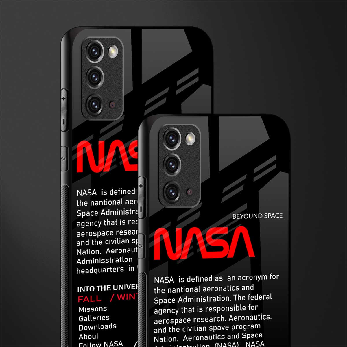 nasa project glass case for samsung galaxy note 20 image-2