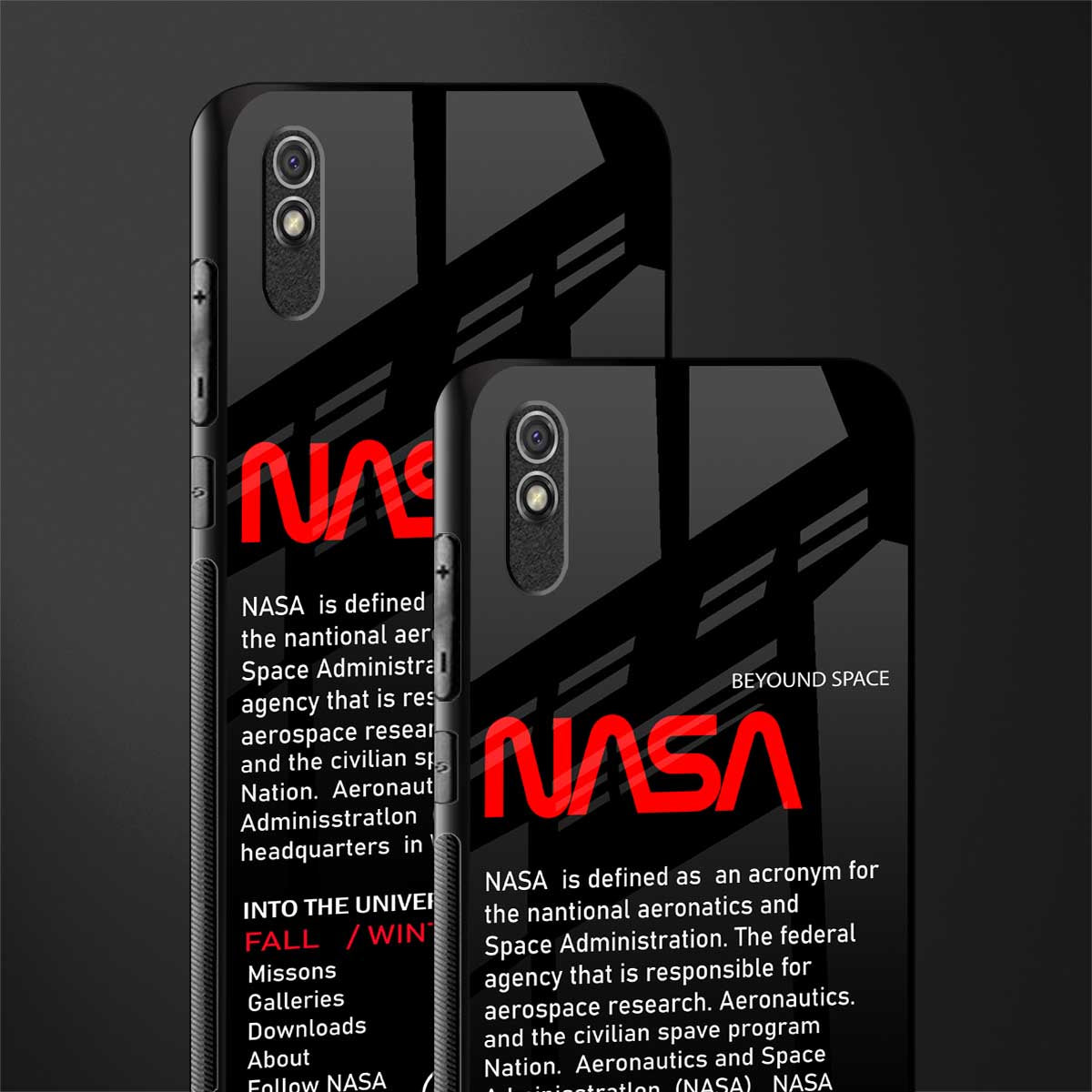 nasa project glass case for redmi 9a image-2