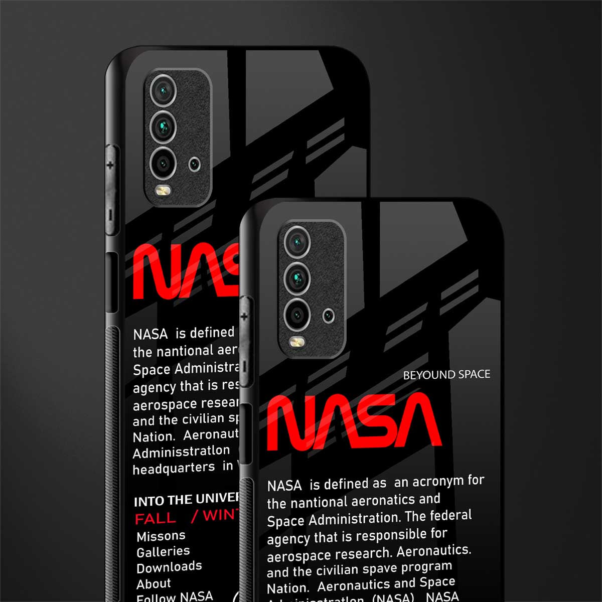 nasa project glass case for redmi 9 power image-2
