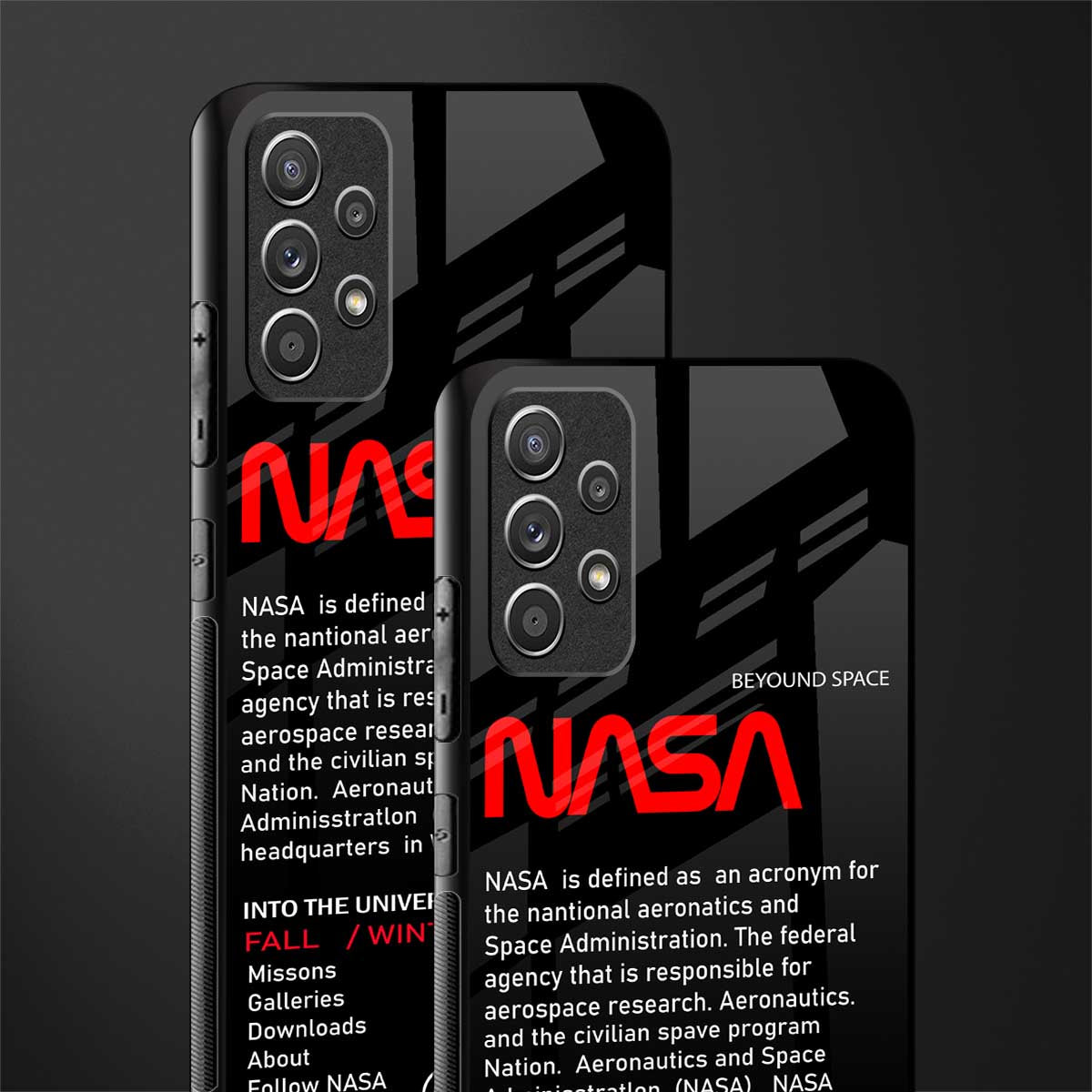 nasa project glass case for samsung galaxy a72 image-2
