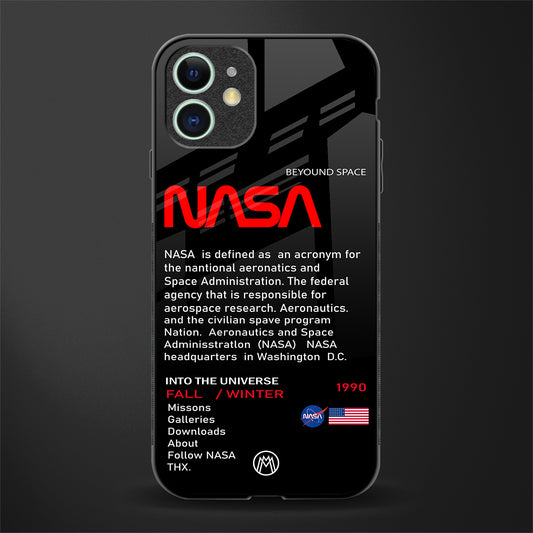 nasa project glass case for iphone 12 mini image
