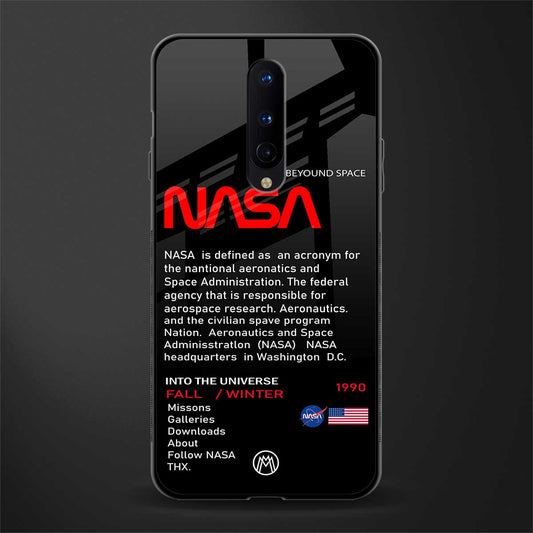 nasa project glass case for oneplus 8 image