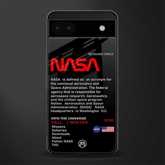 nasa project back phone cover | glass case for google pixel 6a